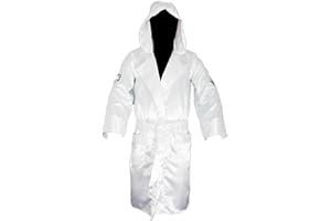 CLETO REYES Satin Boxing Robe with Hood for Men and Women, Adult Unisex Competition Uniform Apparel Clothes