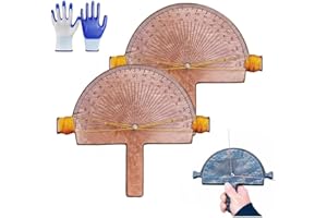 Precision Angle Finder,Handcrafted Birch Wood Degree Tool,Custom Angles Accurate Degree Tool,Engraved Protractor for Welding 