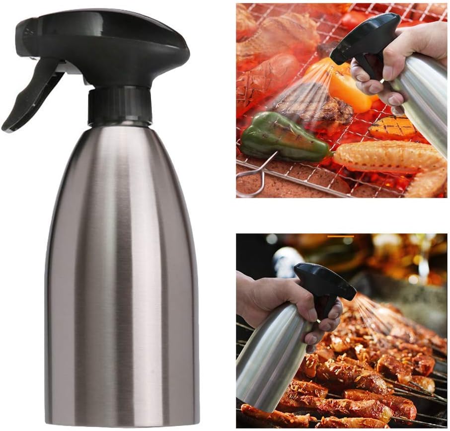CHSEEA 2 in 1 Oil And Vinegar Sprayer Bottle, Kitchen Grill Oil Spray
