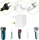 Swiss Edge UK Electric Shaver Toothbrush Adaptor Plug 2P to 3P Converter view 6