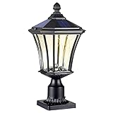 SCNYCUL Solar Post Lights Dusk to Dawn Outdoor