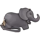 MILATA Animal Elephant Shape Crossbody Bag Purse Fashion Women Pu Leather Chic Shoulder Bag Clutch for Girls
