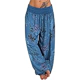 Pantalón Wide leg tropical de mujer I Pantalón Wide leg tropical de mujer I