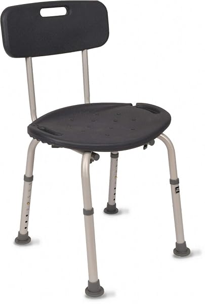 EQUATE BATH & SHOWER SEAT WITH BACK