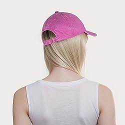 Vintage Washed Baseball Cap Women - Adjustable