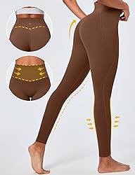 Ewedoos Compression Leggings with Pockets for Women