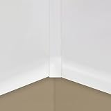 SATOHA White UPVC Window Board Corner Joint 90 135 Degree Foil Finish Trim view 2