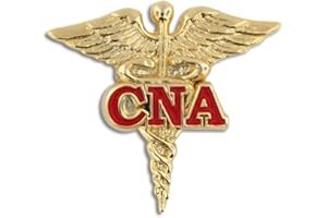 PinMart Caduceus Enamel Lapel Pin