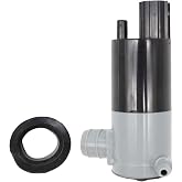 Powkos windshield washer pump 05103452AA | Compatible with Dodge Ram 1500 3500 Stratus Viper Ford Fiesta Fusion Jeep Grand Cherokee Replaces 05011807AB