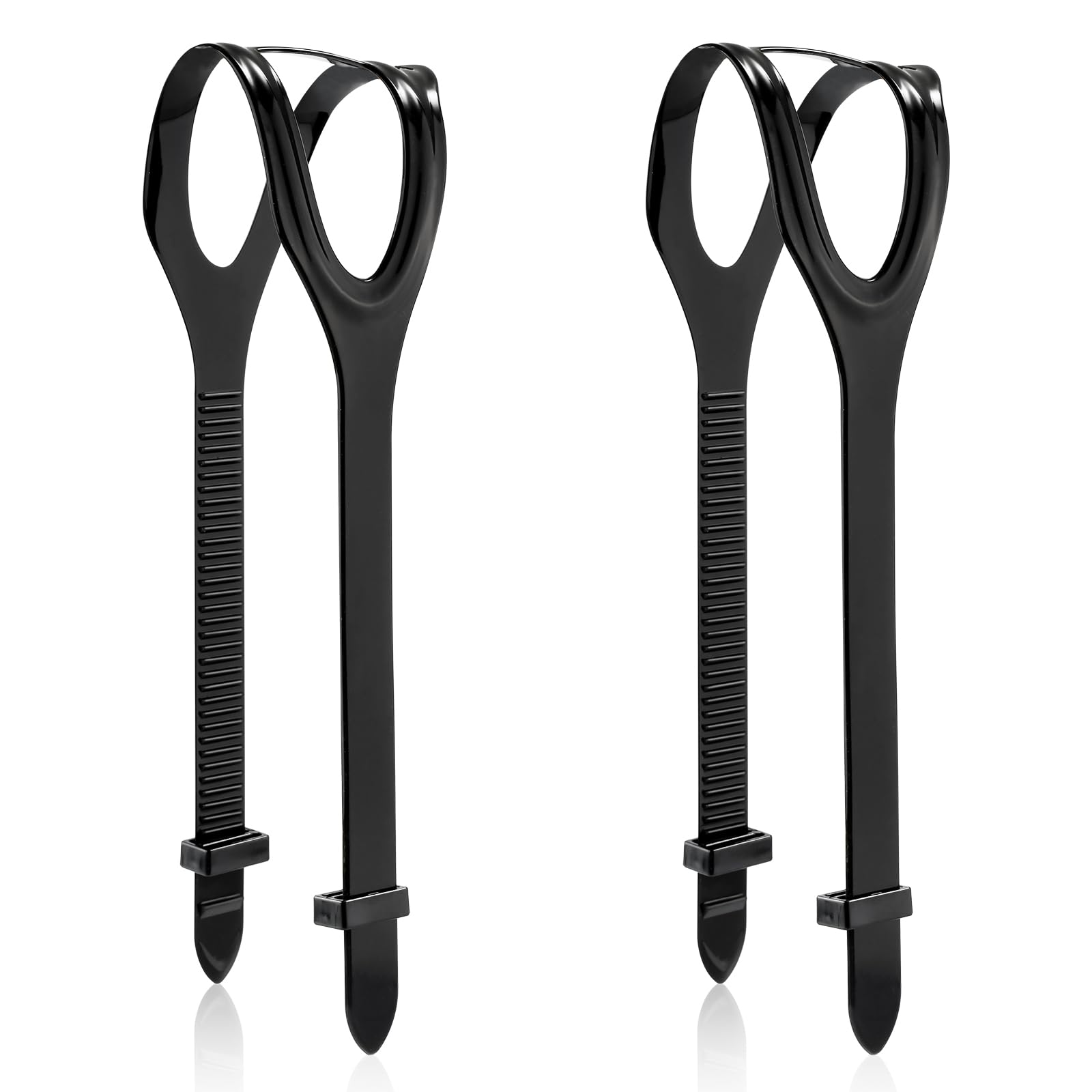 XIHIRCD 2pcs Scuba Mask Strap, Dive Mask Strap Replacement Snorkeling Mask Strap Universal Silicone Mask Strap for Diving Swimming Snorkeling(Black)