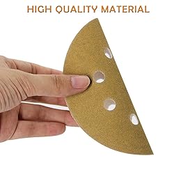 Mestool 5-Inch 8-Hole Hook and Loop Sanding
