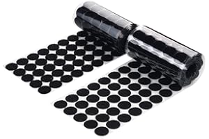 LLPT Hook Loop Dots 600PCS (300 Pairs) Heavy Duty Adhesive 3/4” Diameter Very Strong Sticky Dots Waterproof for Art Craft Cla