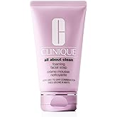 Clinique All About Clean Foaming Face Soap With Hyaluronic Acid + Glycerin For Very Dry to Dry Combination Skin Types, 150ml
