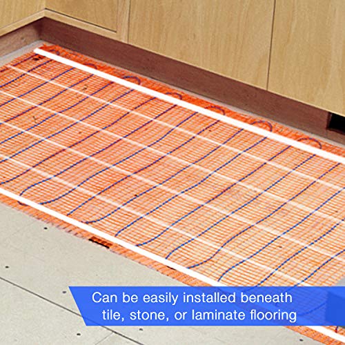 SunTouch TapeMat Electric Floor Heating Mat with Easy Installation Feature, 60 Sq. Ft., 2' x 30