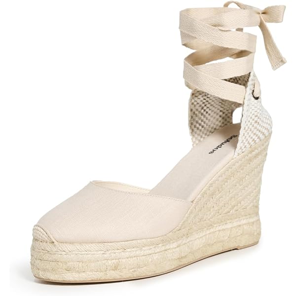 Natural Flat Valenciana Espadrilles Women | Cotton Crochet  MANEBI Womens Green Velenciana Round Toe Platform Leather Espadrille Shoes 36 display picture 1
