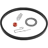 Mtsooning Carburetor Needle seat Bowl Gasket Kit, Carb Repair Replacement for Tecumseh 631021 631021B 631021A Engine Oregon 4