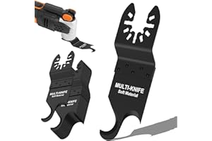 LYDODOKA 20 Pcs Hook Knife Oscillating Multi Tool Blade, Universal Double Hook Push Pull Scraper Saw Blades for Roofing Shing