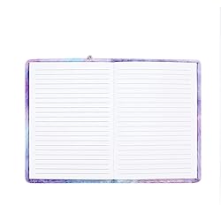 Fuzzy Plush Notebook Journal Cute Rainbow Unicorn