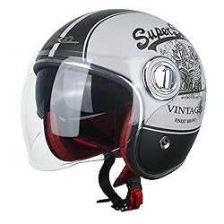 Open Face Motorcycle Helmet for Adults, DOT