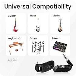 Fesley 2.4GHz Wireless Guitar System: Better Audio