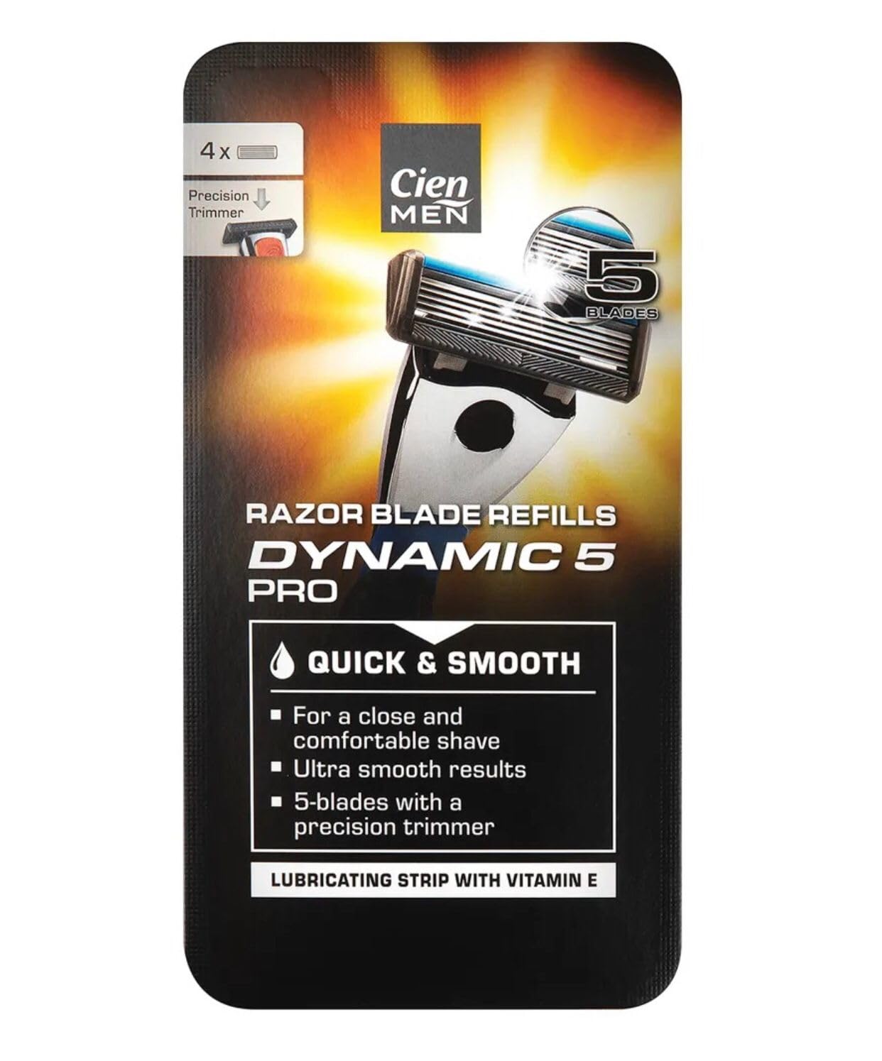 Cien Shark 5 Blade Replacement cartridges Pack of 4