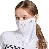 SUIGOLF KOREA (Type E) UV Sun Protection Balaclava Half Face Mask - For Golf, Hiking, Running, Cycling & Outdoor Sports