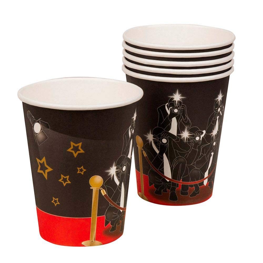 Boland - VIP Glasses Set, Black/Gold, 44161