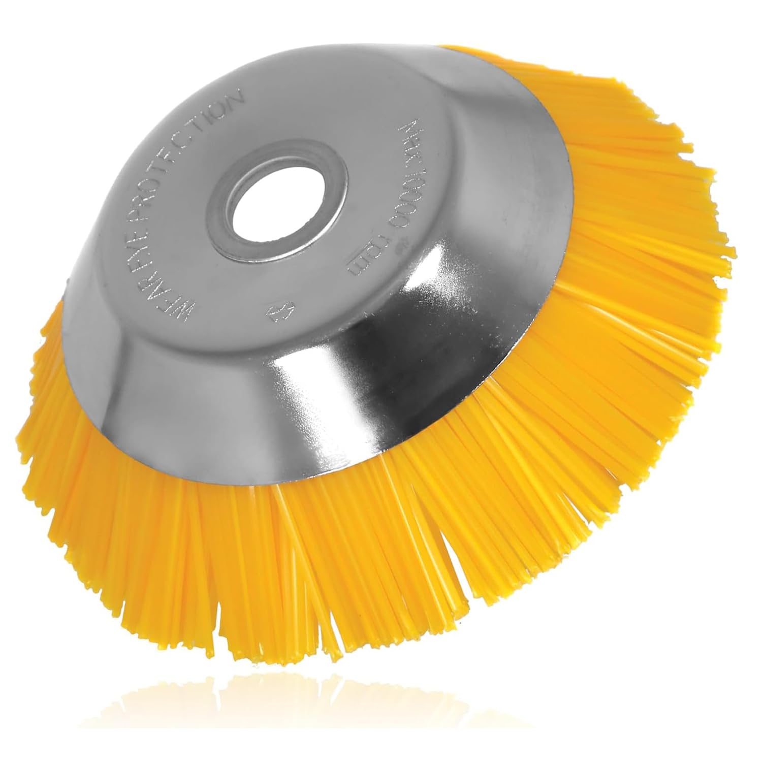 8 Inch Nylon Weeding Brush, Mower Trimmer Universal Nylon Wire Grass Strimmer Cutter Head, Rusts Remove Moss Clean Brush, for Garden Yard Lawn