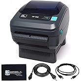 ZP450 Direct Thermal Barcode Label Printer for Shipping Labels USB Serial Parallel 203 DPI Renewed