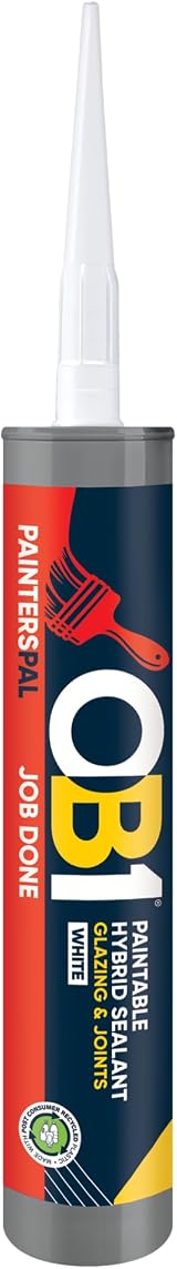 OB1 PaintersPal White Paintable Sealant & Caulk 290ml - No Shrinkage view 1