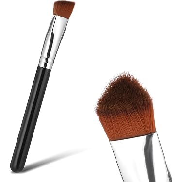 LAHAYE Make-up Brush Circle #1 – Ovaler Pinsel Für Lippen, Lidschatten & Concealer, Professionelle Serie