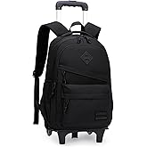 Mfikaryi Rolling Backpack Elementary Backpack with Wheels for Kids, Boys Girls Roller Bag-2 Wheels