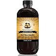 Sunny Isle Extra Dark Jamaican Black Castor Oil 8oz - PET Plastic Bottle | 100% Natural High Potency Treatment for Hair, Scalp