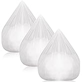 SmoothNovelty 3 Pack Inner Liners for Bean Bag Chair Bean Bag Inner Liner Insert Replacement Lazy Sofa Liner Easy Cleaning Cover Seat Lazy Sofa, Zipper Opening No Filler(80 x 90cm/31.5 x 35.4 Inch)