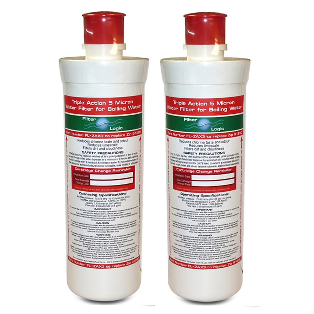 2 x Zip Compatible Hydrotap G4 ZT402 91290 FL-ZAX3 Water Filter Cartridge