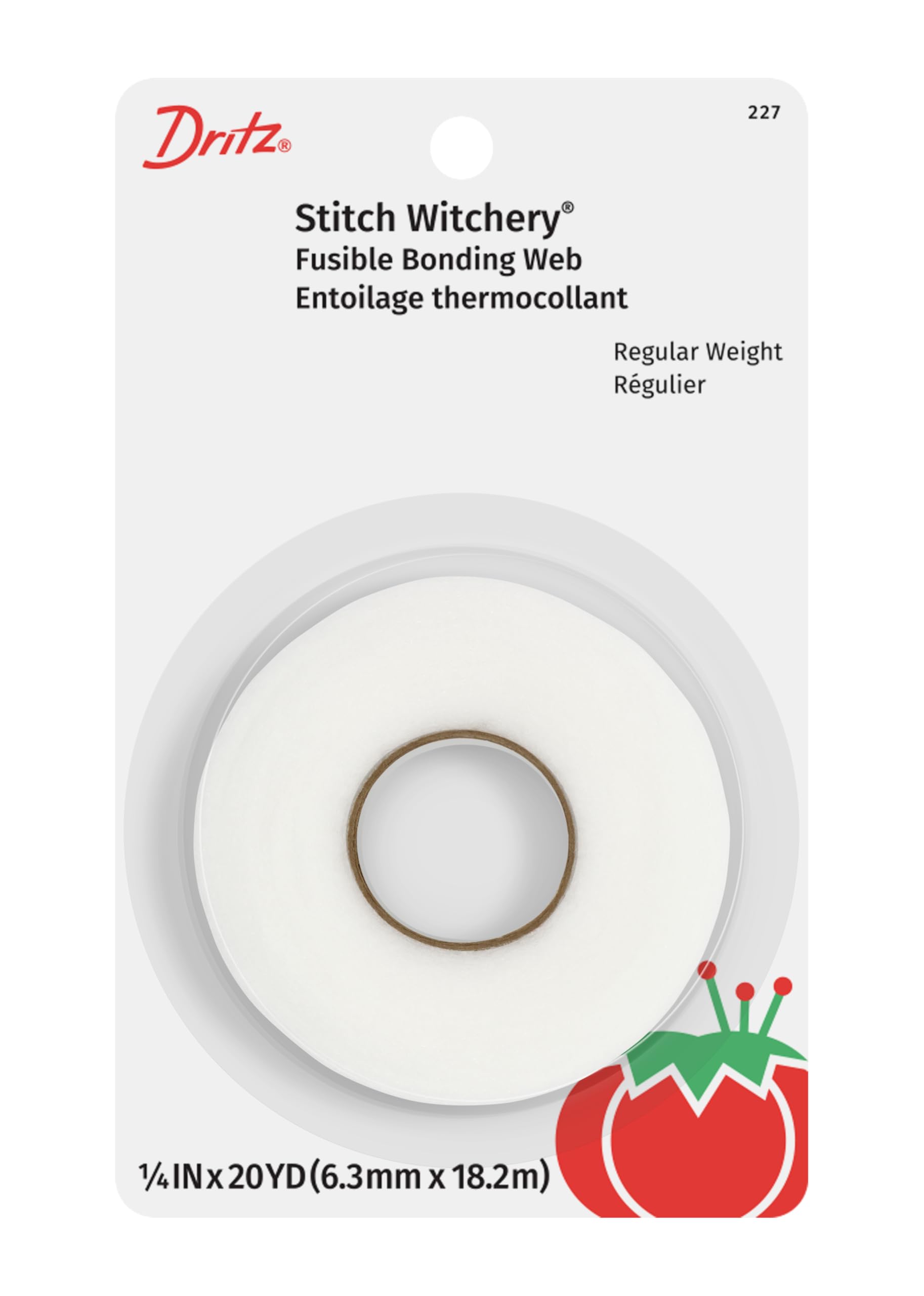 Photo 1 of Dritz - 227 1/4x20 Stitch Witchery 1/4inx 20yd, 1/4-Inch X 20-Yards, White