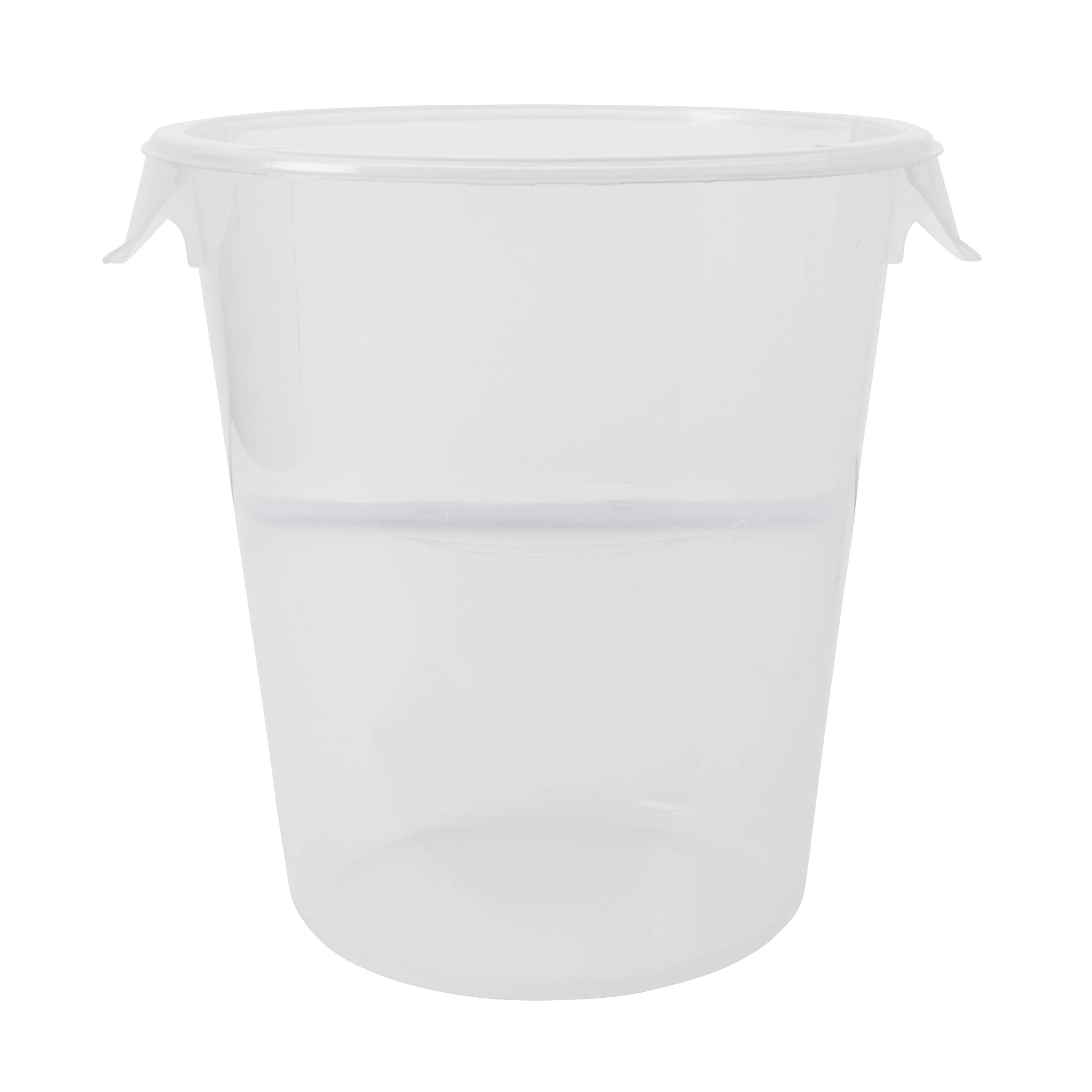 Rubbermaid Commercial Products FG572424CLR, 7.6L Round Storage Container - Clear