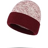CisFyxia Stylish Wool Knit Short Cuff Fisherman Beanie for Men and Women Patchwork Color Unisex Cap Warm Winter Christmas Hat