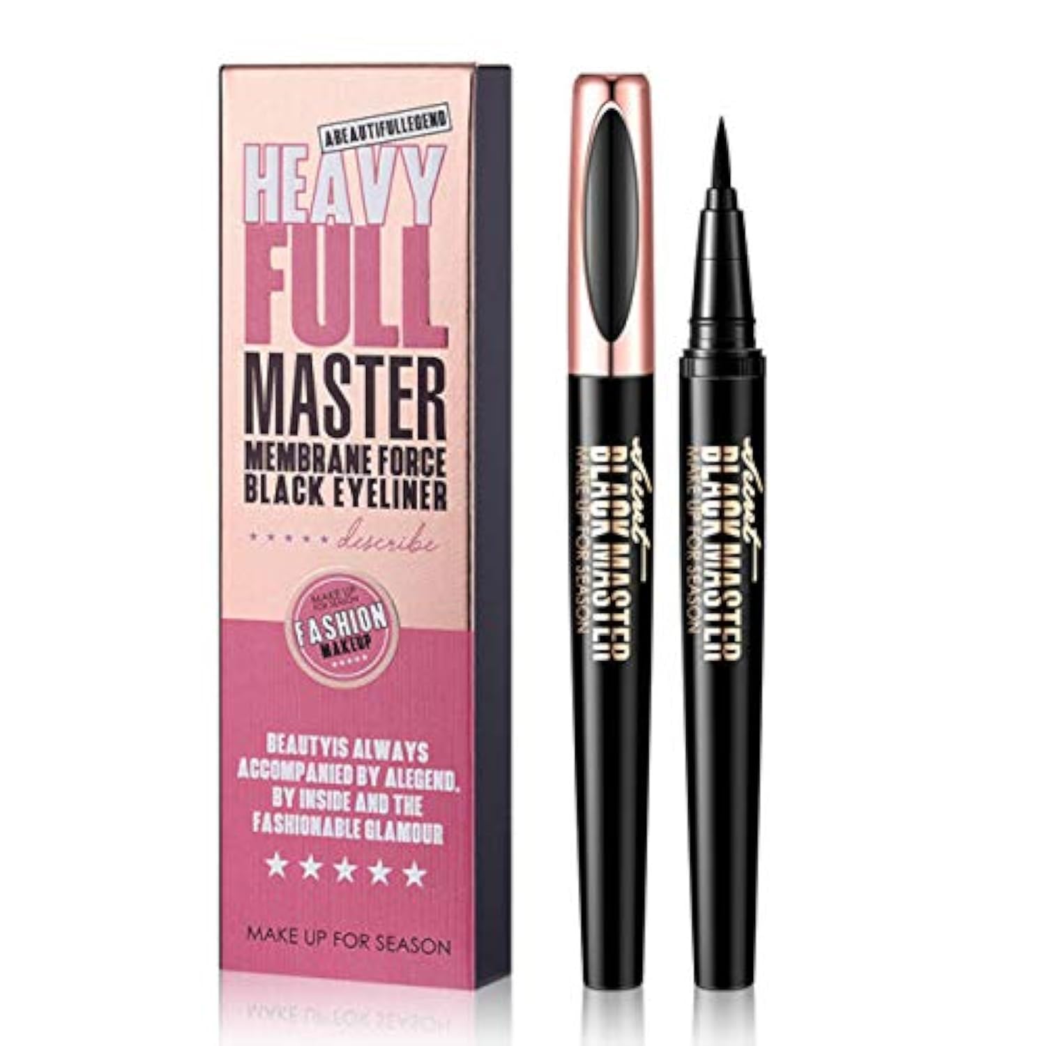 Macfee Eyeliner Waterproof Long Lasting Quick Drey Eyeliner Eye Makeup Cosmetic (Black)