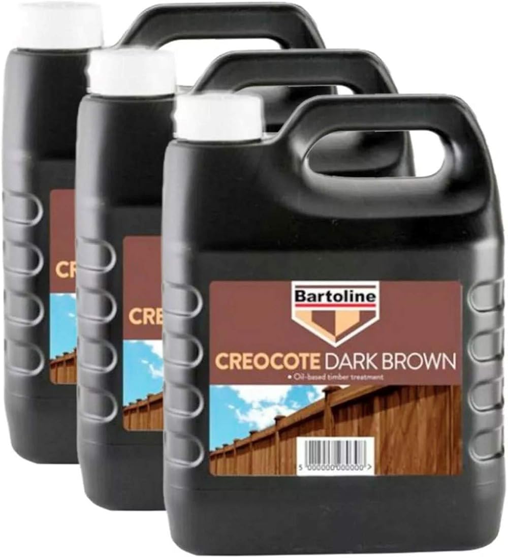 Bartoline Creocote Creosote Substitute Dark Brown Timber & Fence 12L
