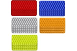 50pcs High-Reflective Stickers for Night Visibility, Waterproof Safety Warning Tape Decals for Cars, Motorcycles, Bicycles & 