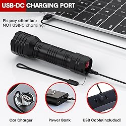 Roxicosly 2 Pack Rechargeable LED