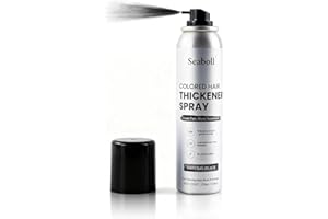 Seaboll Root Touch Up Hair Color Spray–4oz, Sweat-Resistant & Natural, Instant Gray Hair Cover Up, Temporary Root Concealer Hair Filler Dye Spray for Hairline, Scalp&Thinning–Natural Black–Women & Men