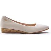 Viscata Rubina Canvas Flat Handmade 1 1/4" Wedge Women's Sandals with Breathable Cotton Canvas, Lined Premium Leather and 100% Natural Jute Midsole for all Casual Occasions