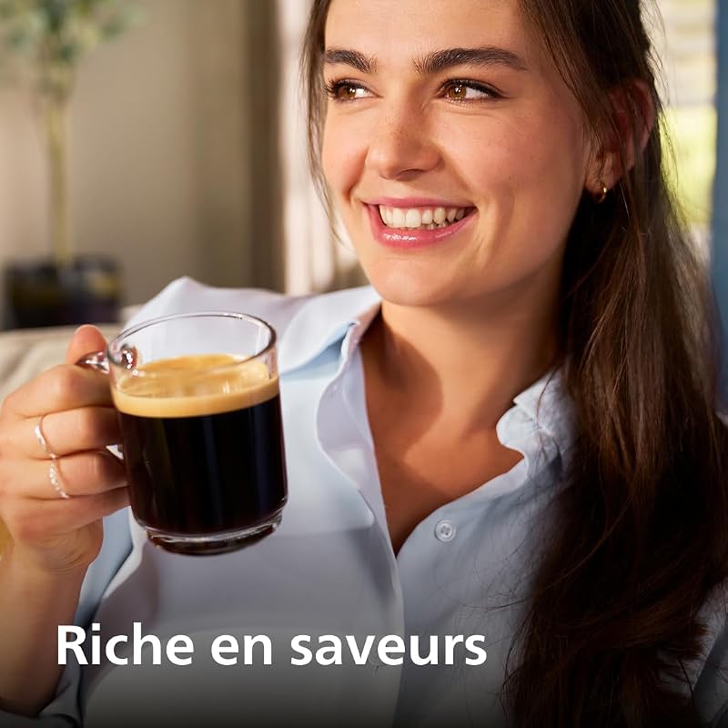 machine à café grain 5400, 12 boissons, carafe LatteGo, Noir
