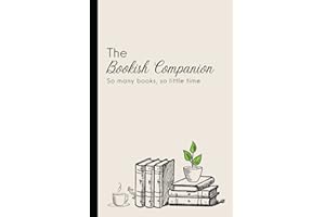The Bookish Companion (Mini) Reading Log and Notebook: 6" x 9" lined 120-page reading journal for book reviews and record kee