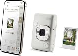 INSTAX mini LiPlay Hybrid Instant Camera Misty White 2.7in LCD USB-C view 4
