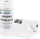 Homaxy Tear Away Dish Cloths Rolls, 40