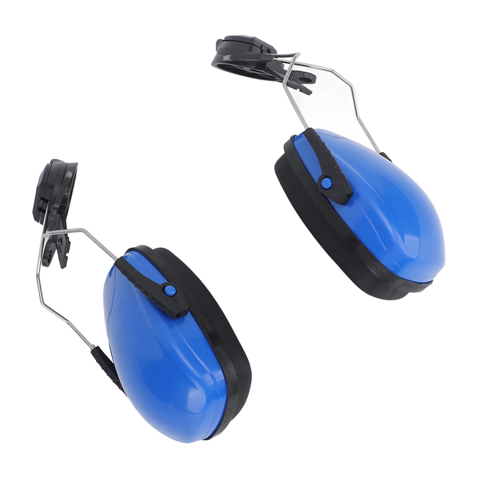 Helmet Ear Muff with Noise Reduction, NRR 27dB, SNR 31dB, Comfortable Wearing, Easy to Install for Working Woodworking (Blue)