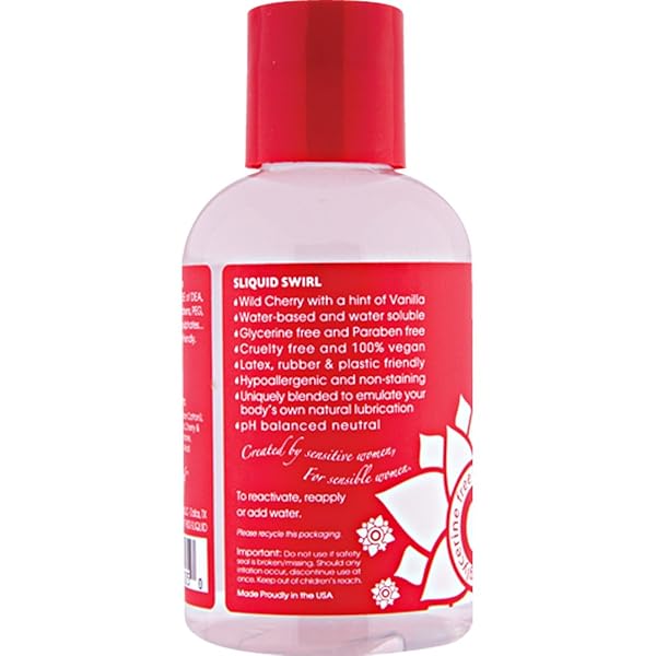 SLIQUID NATURALS SWIRL (CHERRY VANILLA) 4.2 OZ
